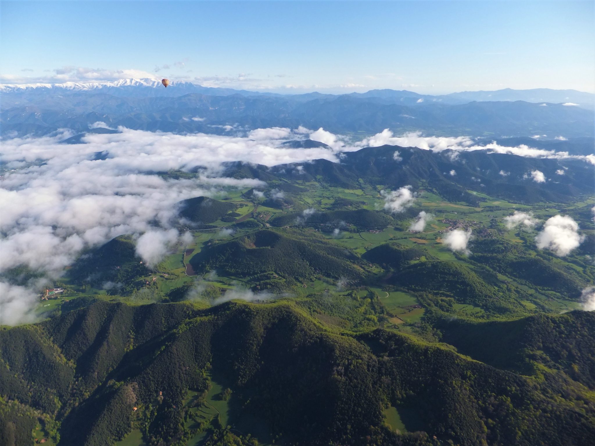 vuelo en globo volcanes despedida soltera Girona